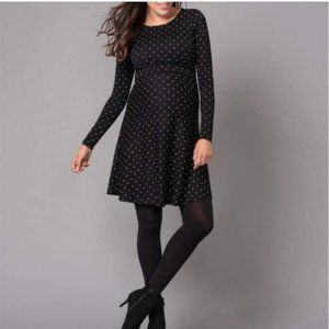 Seraphine Ilene polka dot nursing maternity dress